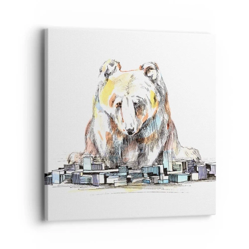 Quadro su tela - Stampe su Tela - Come si può vivere così? - 40x40 cm