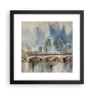 Poster in cornice nera - Londra in tutta la sua bellezza - 30x30 cm