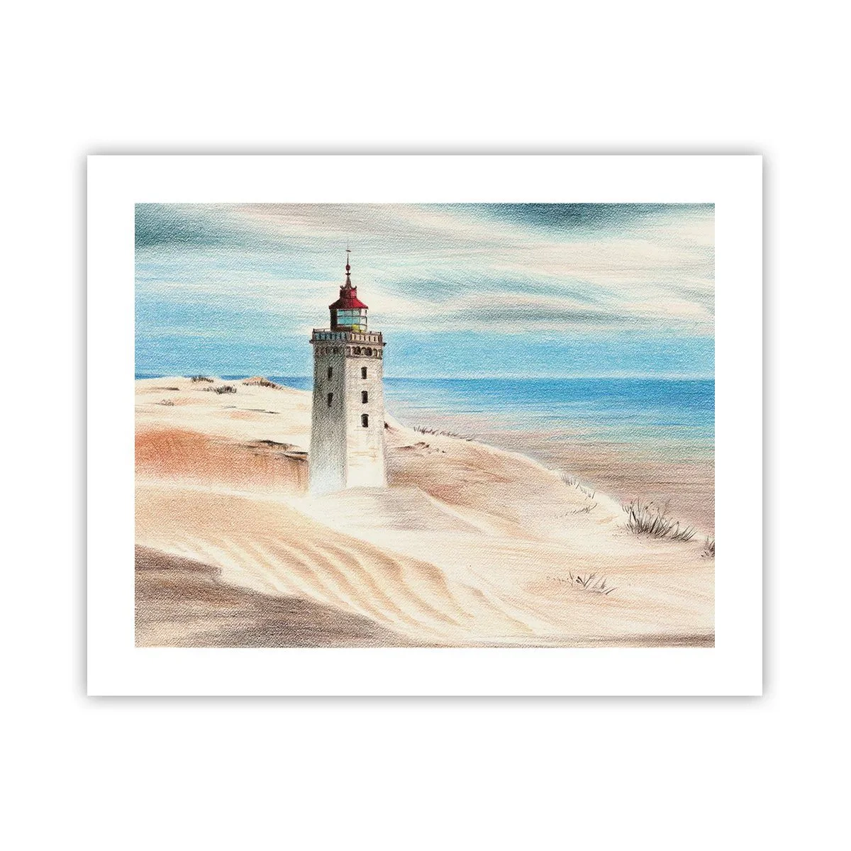 Poster - Sempre guardando il mare - 50x40 cm