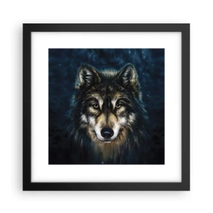 Poster in cornice nera - Alfa? E omega - 30x30 cm