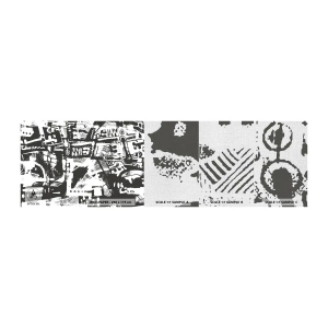 Campione di Fotomurale Premium Canvas - Ordine o caos? - Astrazione, Grafica, Pezzo - 100x30 cm
