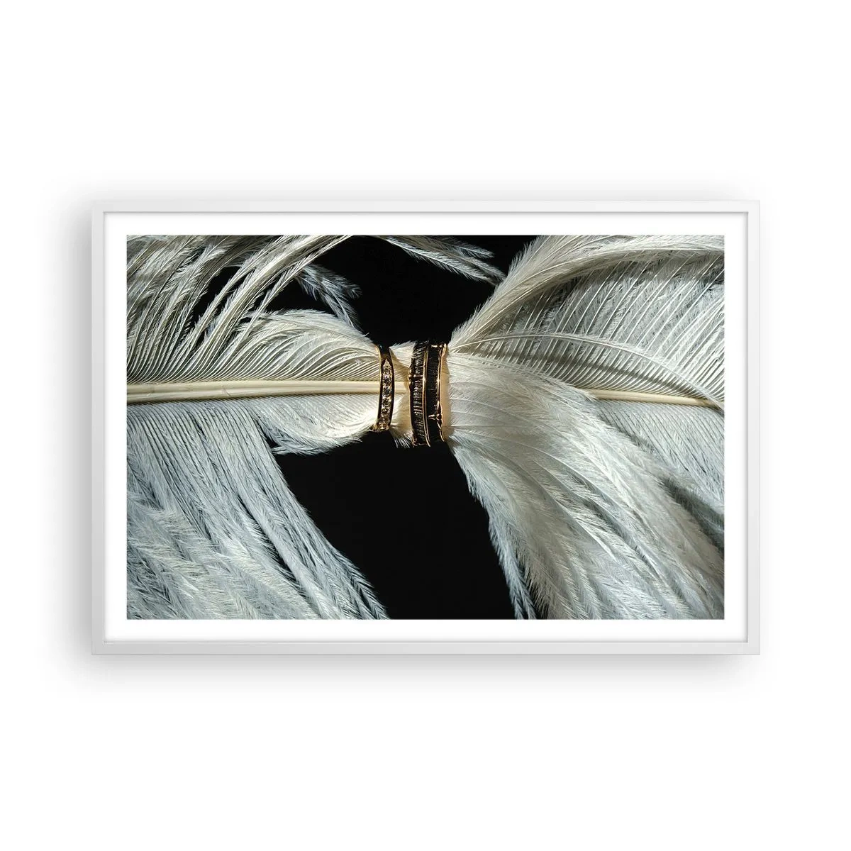Poster in cornice bianca - ...e non ti lascerò... - 91x61 cm