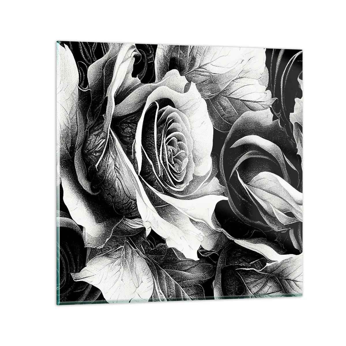 Quadro su vetro - Sempre regina - 70x70 cm