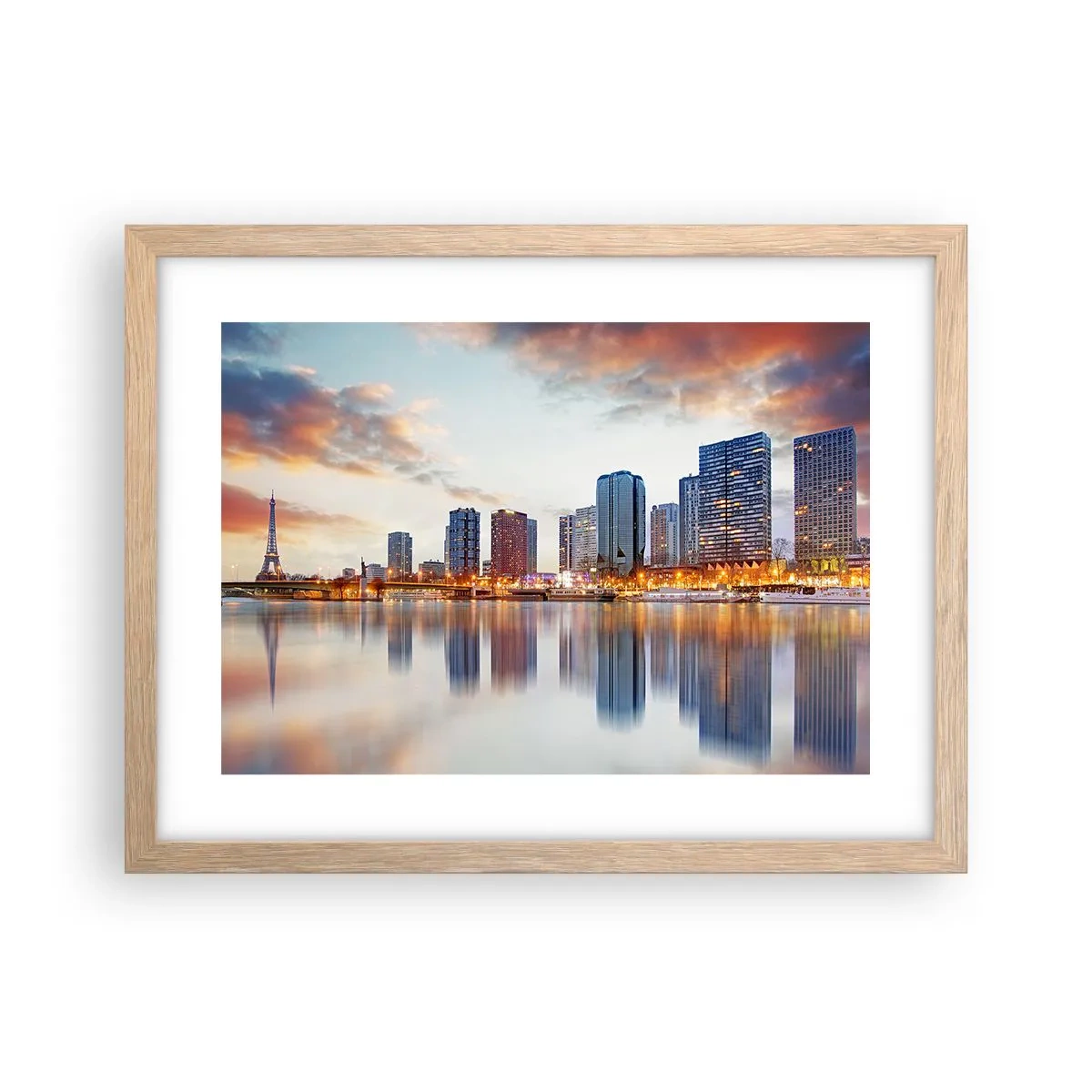 Poster in cornice rovere chiaro - La pace monumentale di Parigi - 40x30 cm