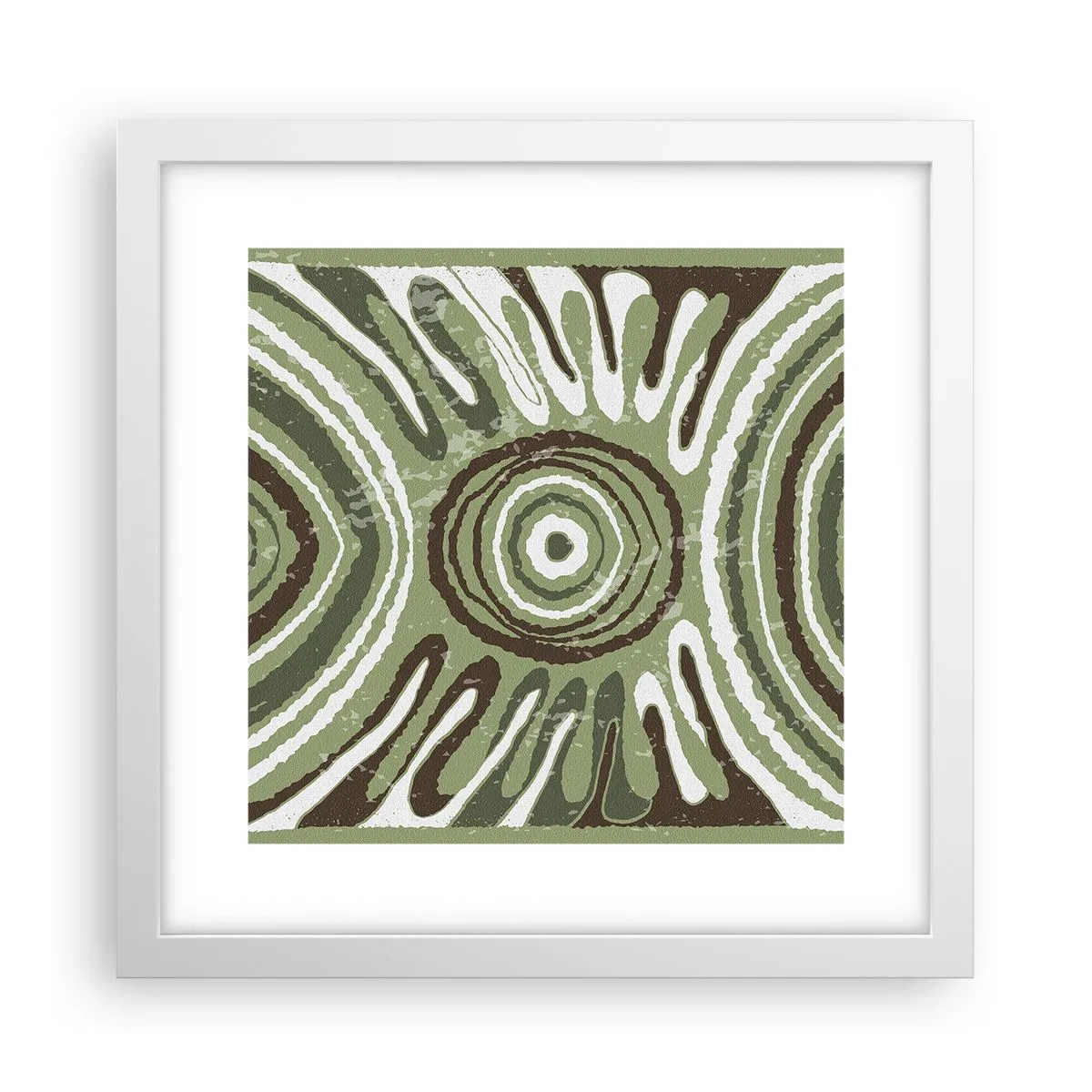 Poster in cornice bianca - Esplosione di emozioni - 30x30 cm