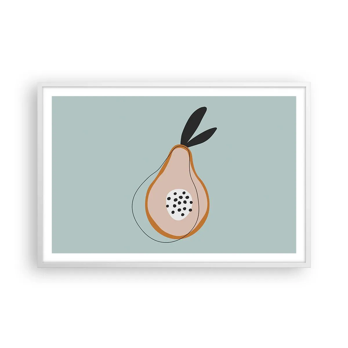 Poster in cornice bianca - Penetrare la natura delle cose - 91x61 cm