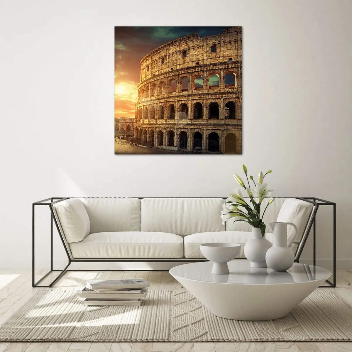 Quadro su vetro - Impressione colossale - 30x30 cm