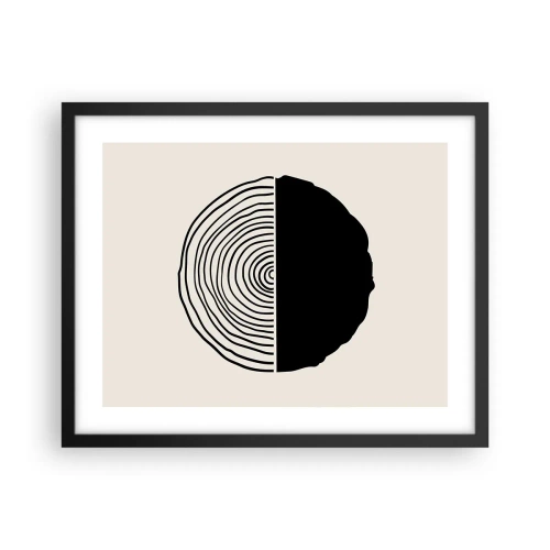 Poster in cornice nera - A metà - 50x40 cm