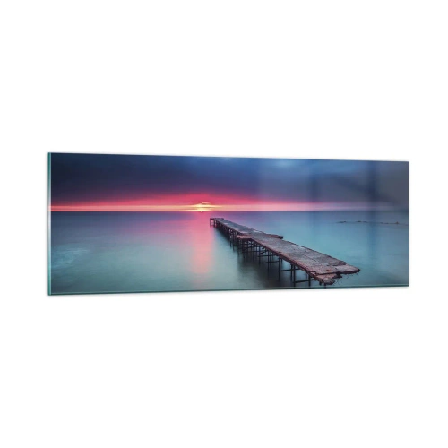 Quadro su vetro - Tra il cielo e la terra - 90x30 cm