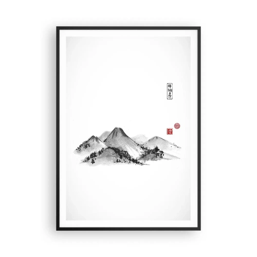 Poster in cornice nera - Troppo lontano - 70x100 cm