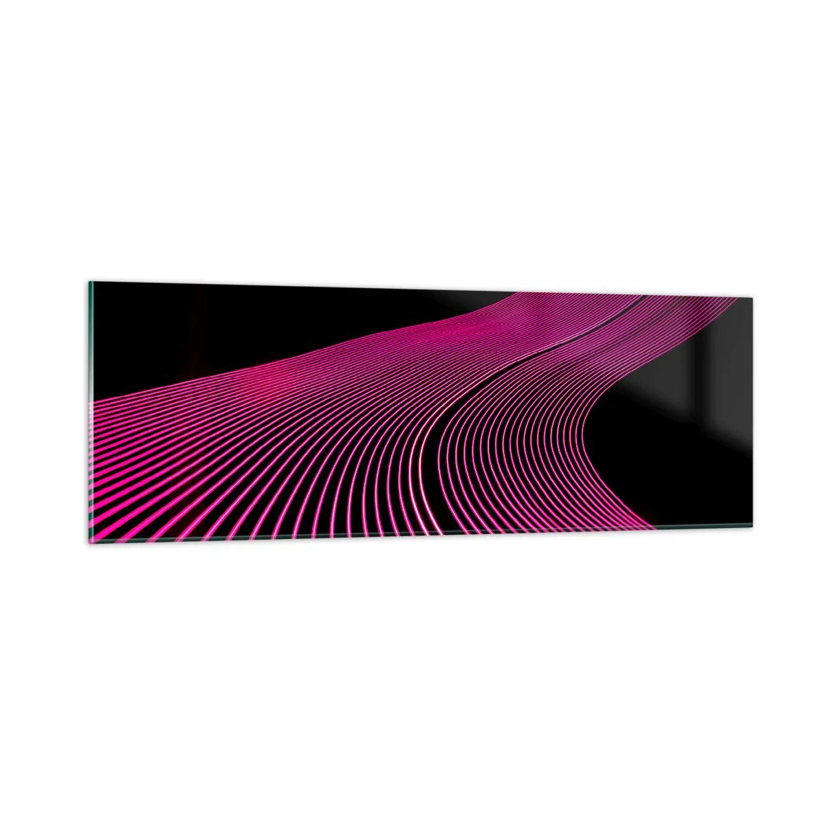 Quadro su vetro - Il viale della luce - 90x30 cm