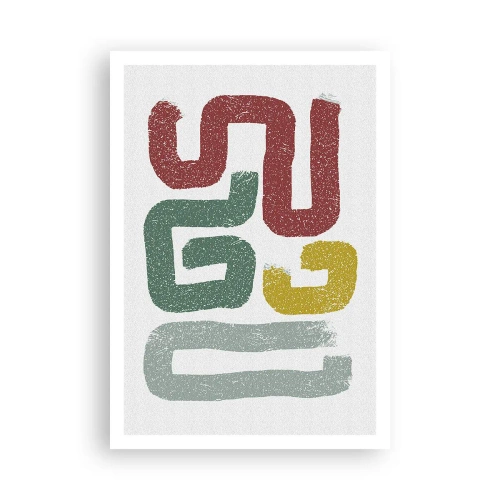 Poster - In una lingua sconosciuta - 70x100 cm