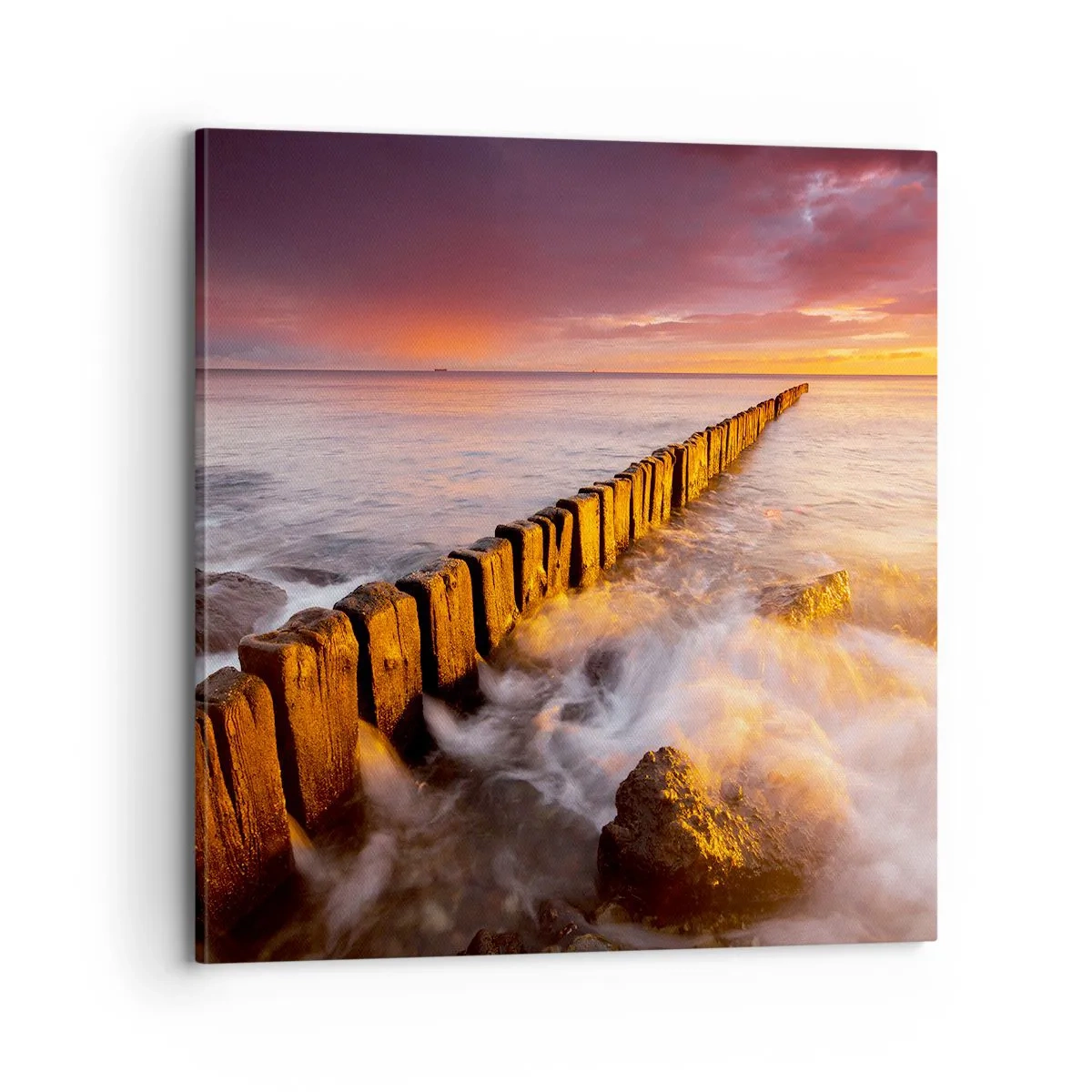 Quadro su tela - Stampe su Tela - La mitezza delle onde - 70x70 cm