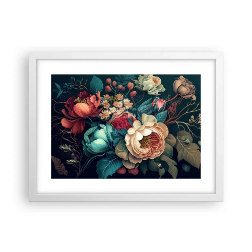 Poster in cornice bianca - Il fascino del 19esimo secolo - 40x30 cm