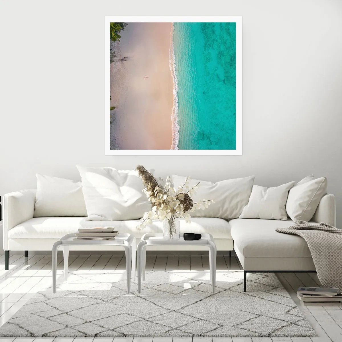 Poster - Spiaggia del paradiso - 60x60 cm