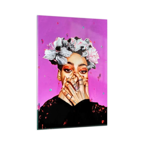 Quadro su vetro - Un po' folle - 80x120 cm