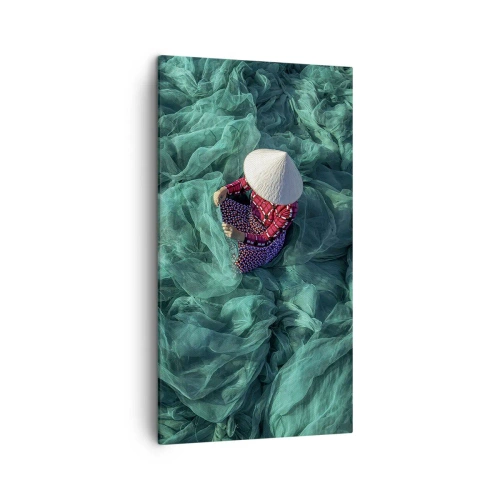 Quadro su tela - Stampe su Tela - Nel mare di reti - 45x80 cm
