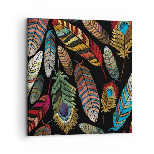 Quadro su tela - Stampe su Tela - Il carnevale degli uccelli - 70x70 cm