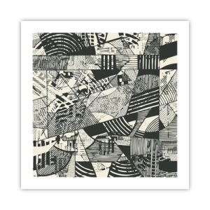 Poster - Dinamica della contemporaneità - 50x50 cm