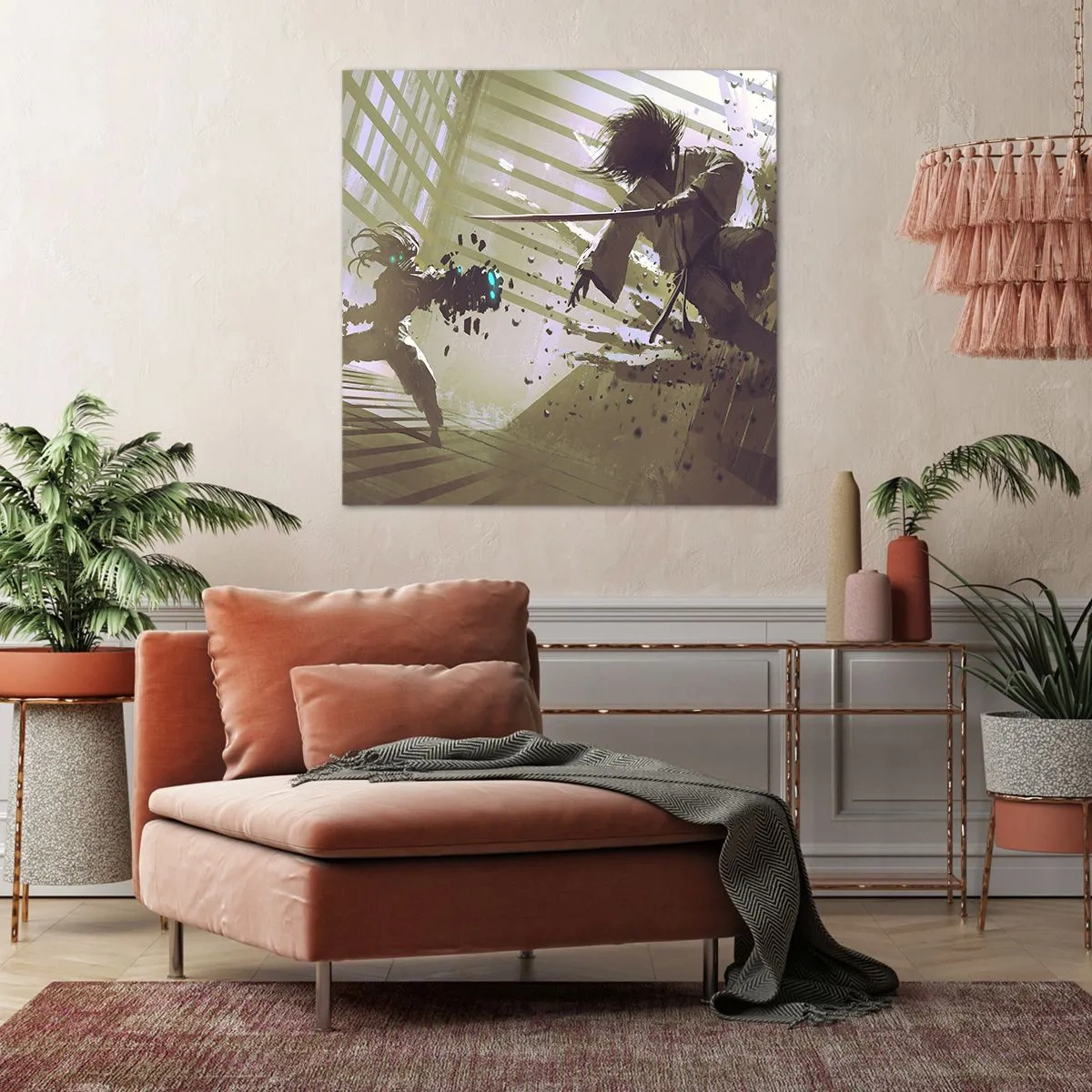 Quadro su tela - Stampe su Tela - Anche tu puoi essere un samurai - 50x50 cm