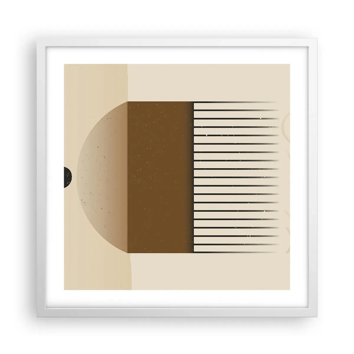 Poster in cornice bianca - Diversi stati - 50x50 cm