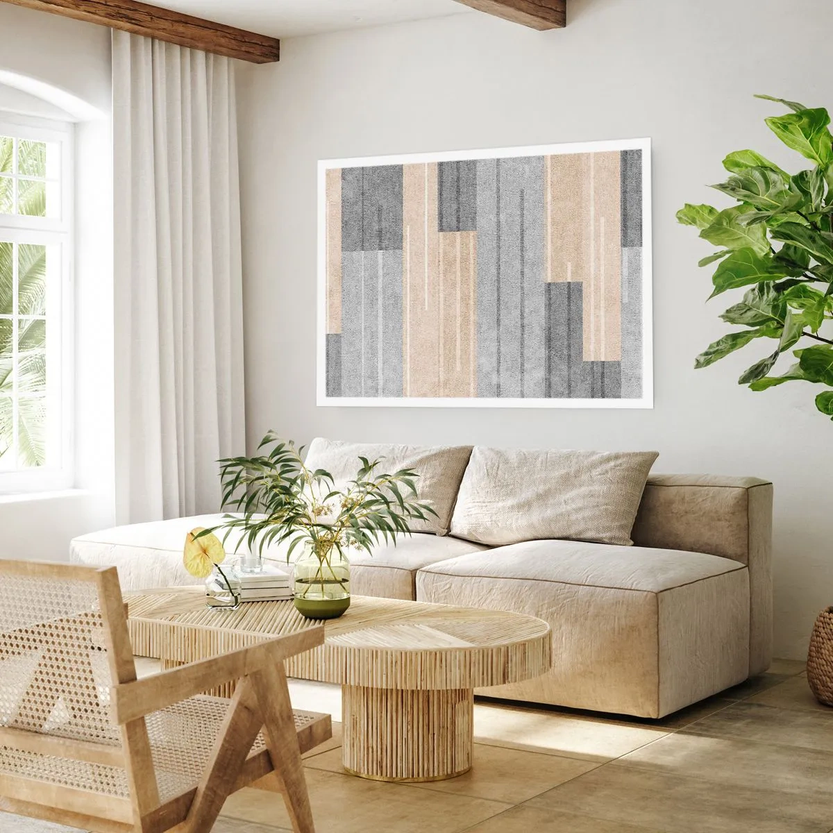 Poster - Composizione: rigare dritto - 91x61 cm