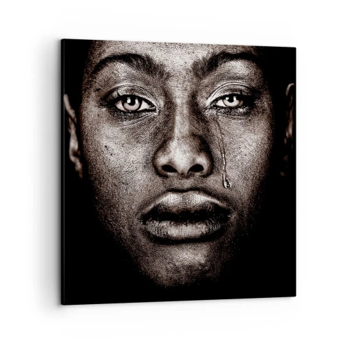 Quadro su tela - Stampe su Tela - Un'unica lacrima - 50x50 cm