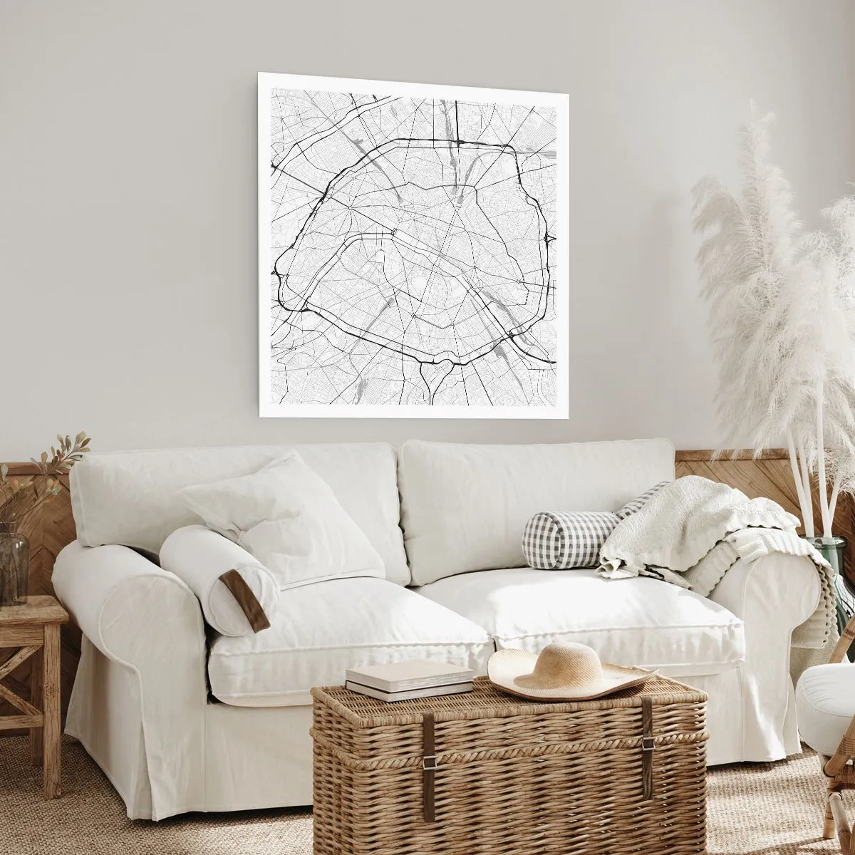 Poster - Il fiore di Parigi - 60x60 cm