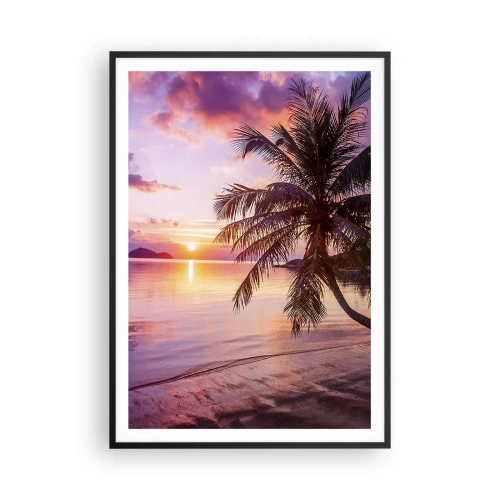 Poster in cornice nera - Beatitudine a perdita d'occhio - 70x100 cm