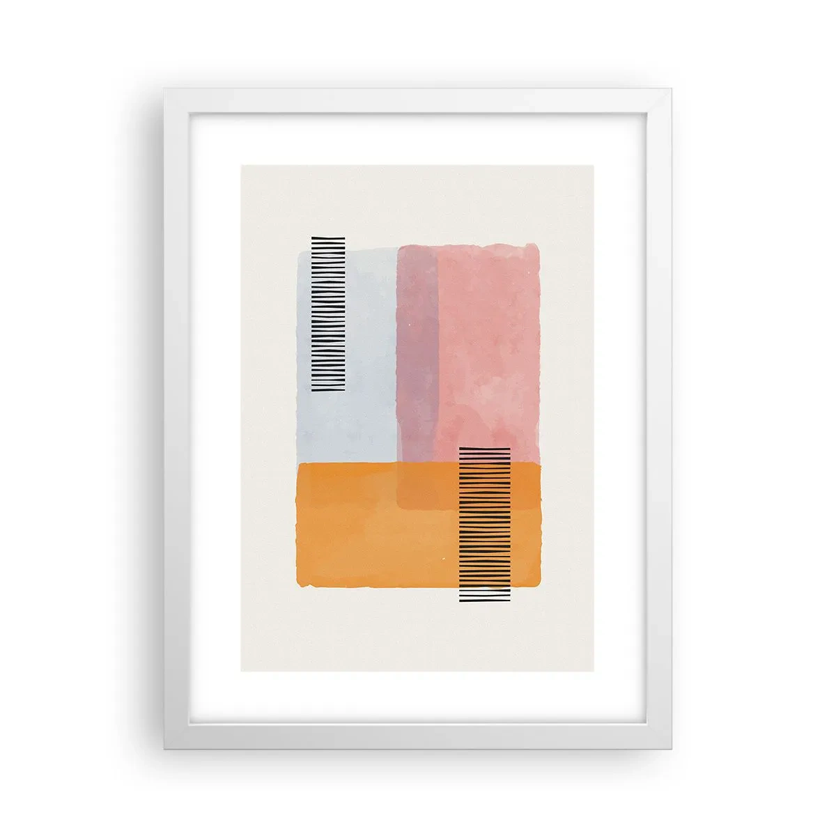 Poster in cornice bianca - Da un angolo all'altro - 30x40 cm