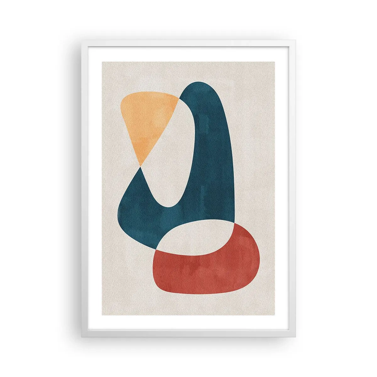 Poster in cornice bianca - Influenze e metamorfosi - 50x70 cm