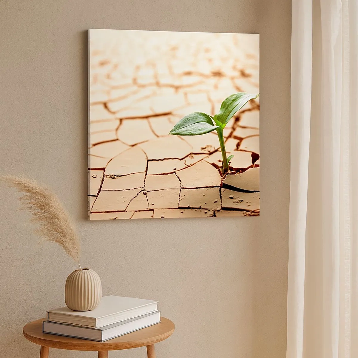 Quadro su tela - Stampe su Tela - L'indomita forza della vita - 30x30 cm