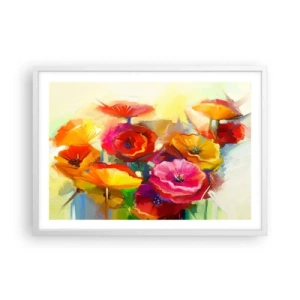 Poster in cornice bianca - Non solo rossi - 70x50 cm