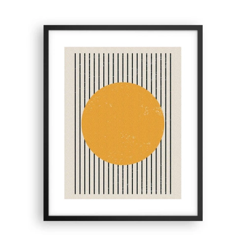 Poster in cornice nera - La forza della semplicità - 40x50 cm