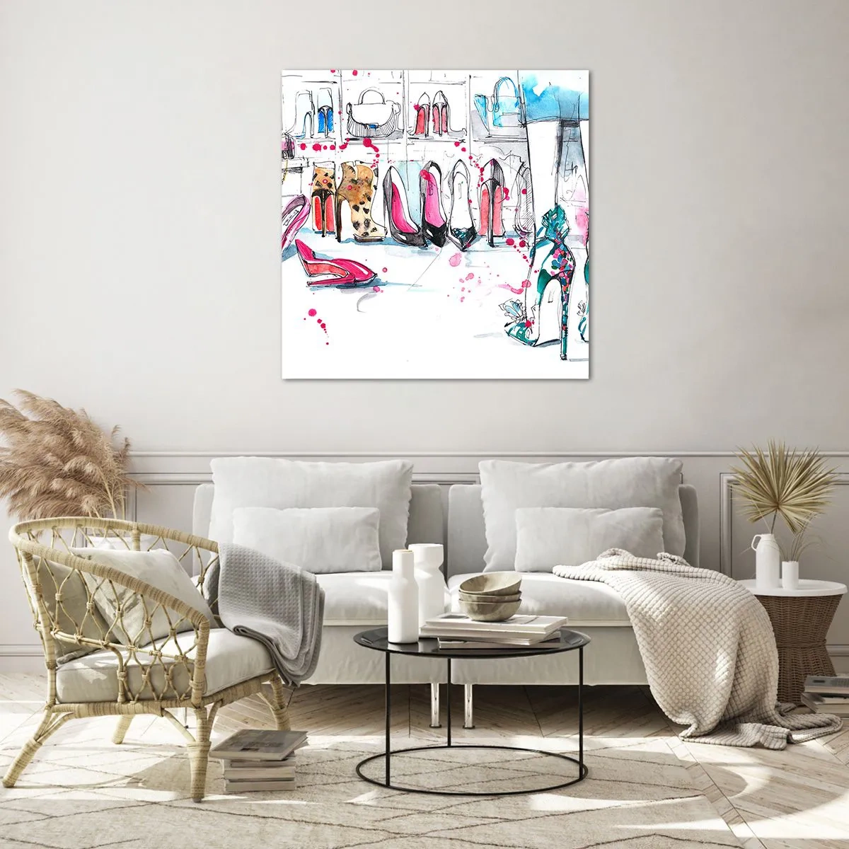 Quadro su vetro - Apriti sesamo - 60x60 cm