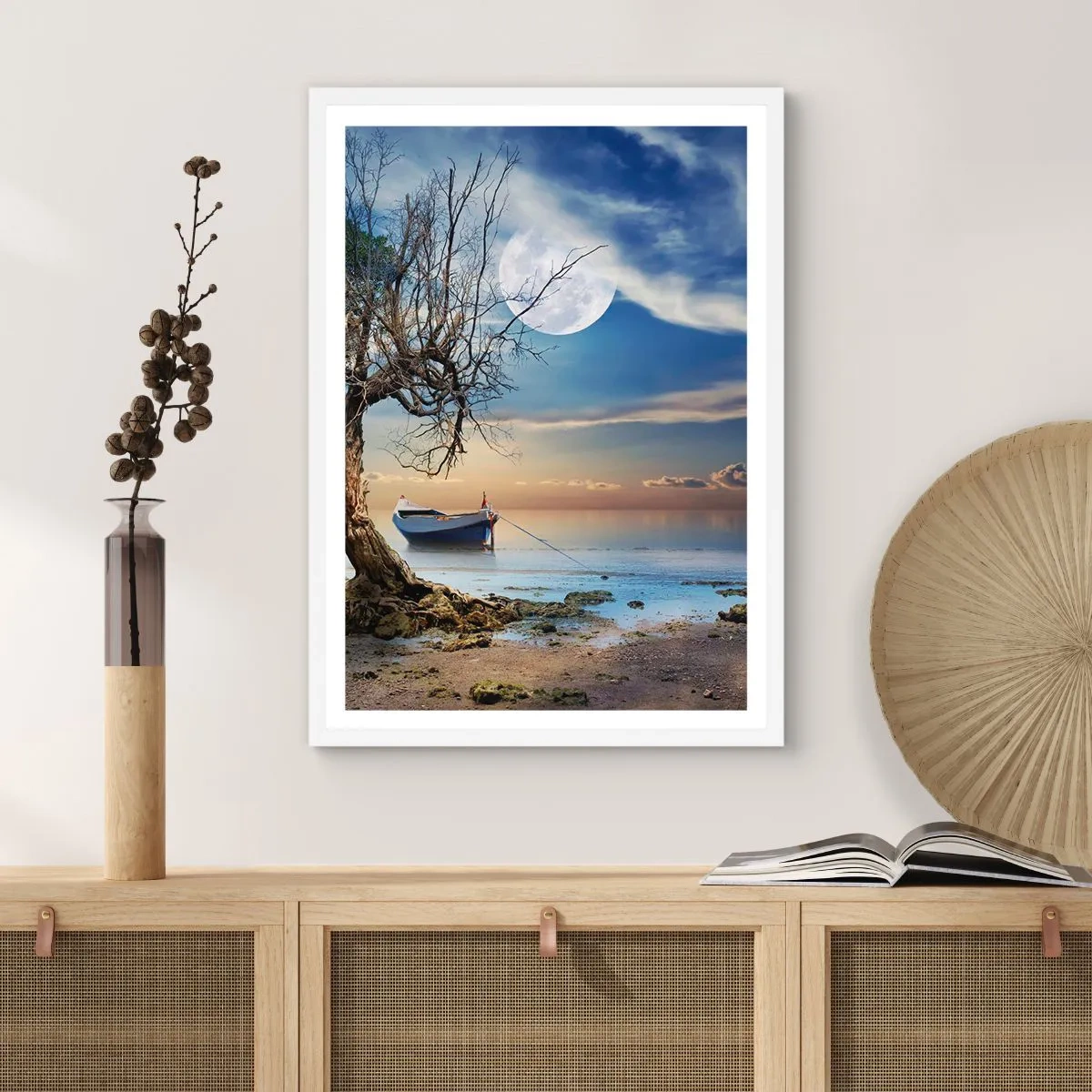 Poster in cornice bianca - È la fine o l'inizio? - 70x100 cm