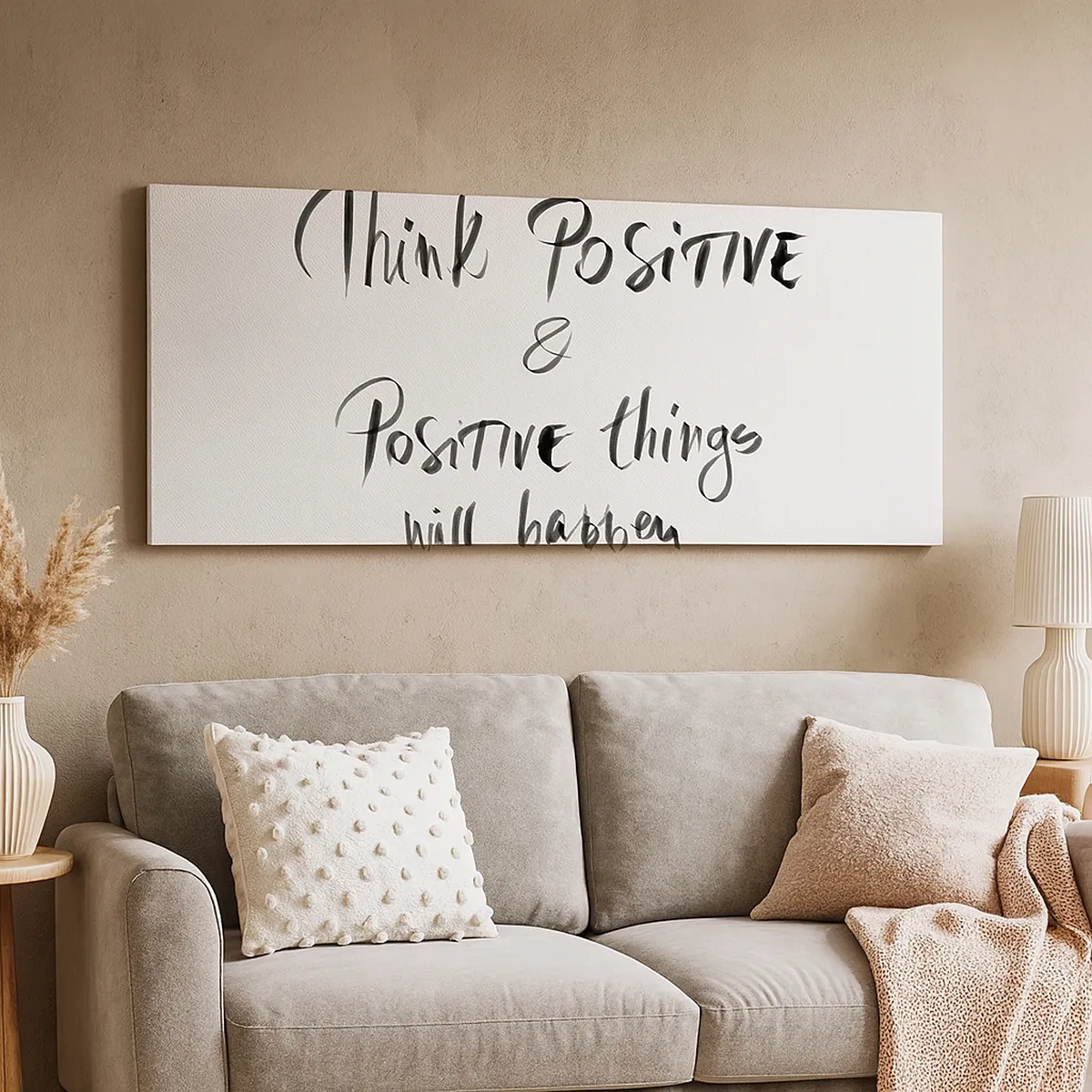 Quadro su tela - Stampe su Tela - Come vivere? - 30x30 cm