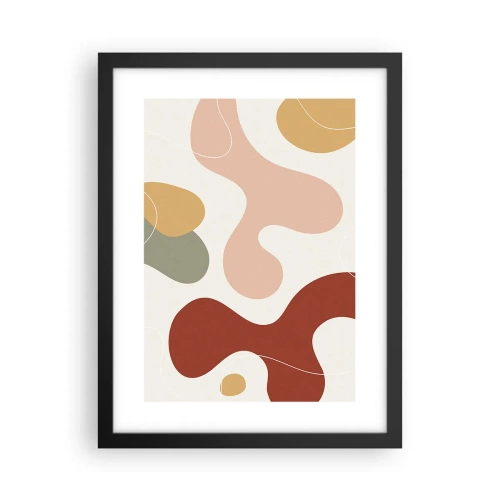 Poster in cornice nera - Ghirigori - 30x40 cm