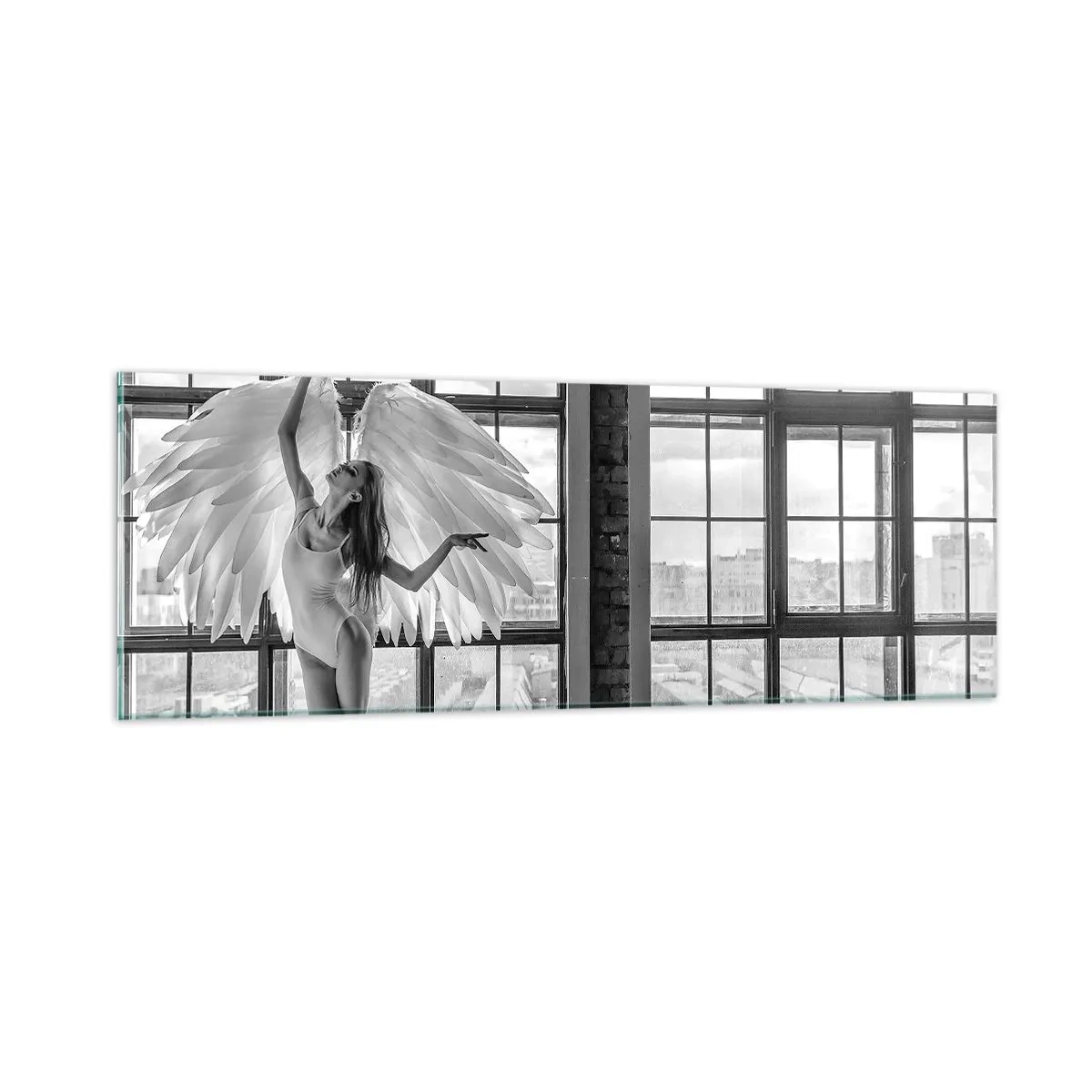 Quadro su vetro - Città degli angeli? - 90x30 cm