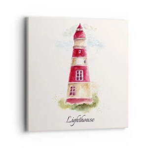 Quadro su tela - Stampe su Tela - Attorno è sempre bel tempo - 40x40 cm