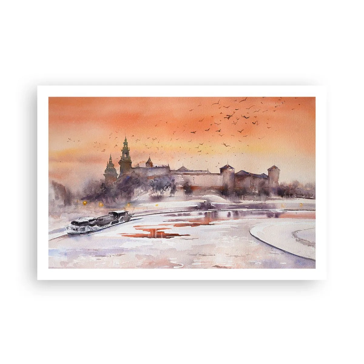 Poster - Tramonto reale - 91x61 cm