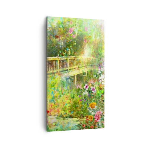 Quadro su tela - Stampe su Tela - Il ponte dei sospiri primaverili - 45x80 cm