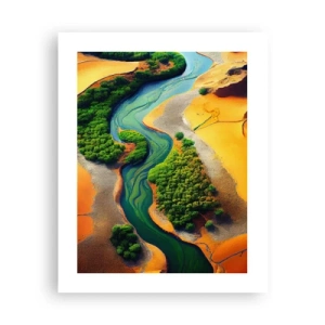 Poster - Il fiume della vita - 40x50 cm