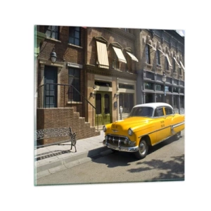 Quadro su vetro - Tanto tempo fa in America - 70x70 cm