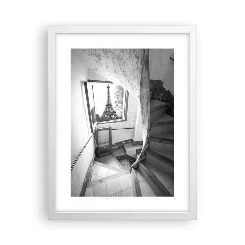 Poster in cornice bianca - Che vista! - 30x40 cm