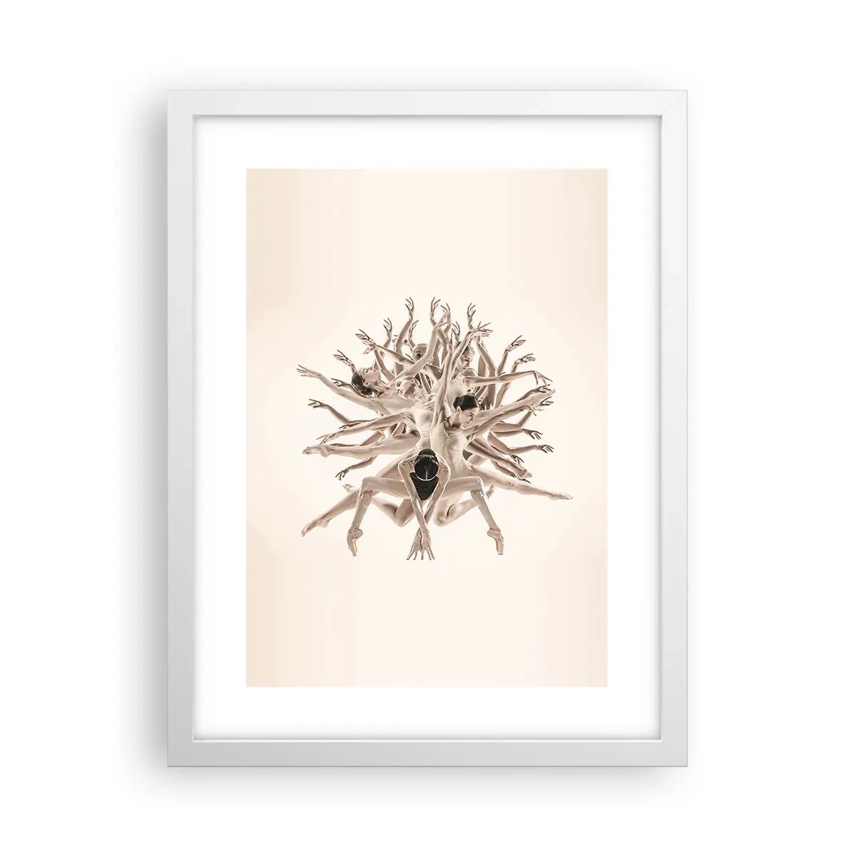 Poster in cornice bianca - Fiorendo nella danza - 30x40 cm