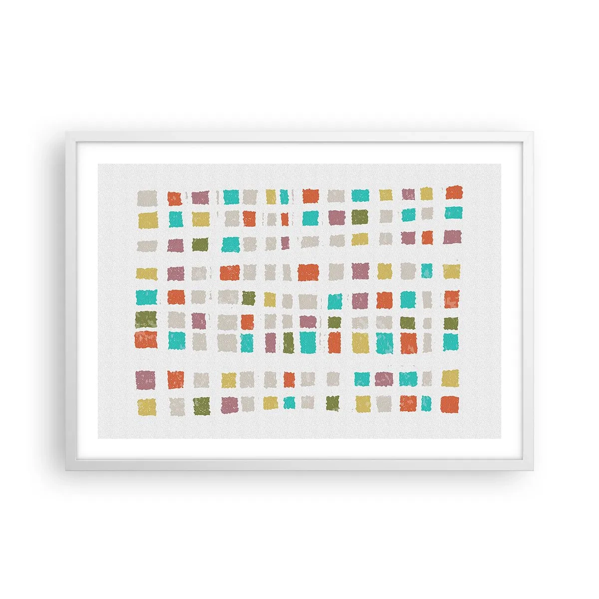 Poster in cornice bianca - Un gioco sconosciuto - 70x50 cm