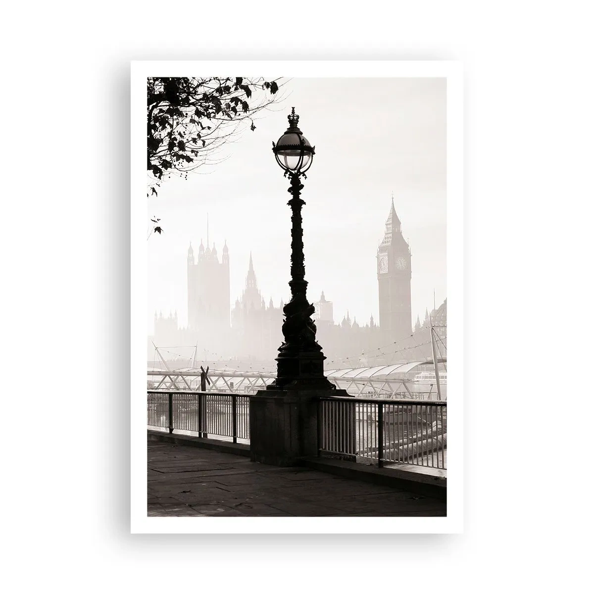 Poster - Un mattino a Londra - 70x100 cm
