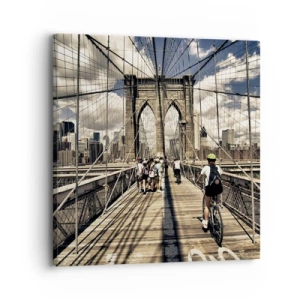 Quadro su tela - Stampe su Tela - Dritto al cuore della città - 30x30 cm