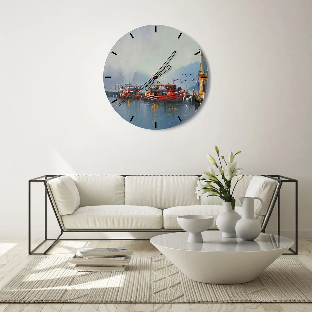 Orologio da parete - Orologio in Vetro - Alla fine del mondo - 40x40 cm